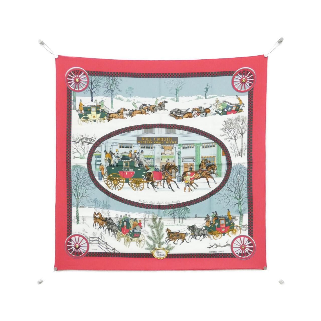 Hermes D'hiver en Poste Carre Scarf
