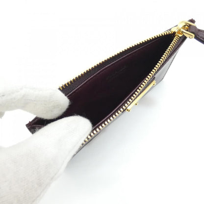 Prada Coin Case Coin Purse Burgundy — view 4