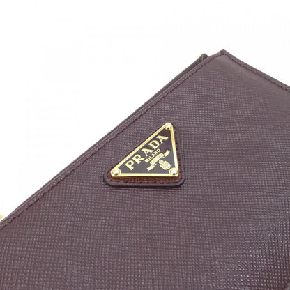 Prada Coin Case Coin Purse Burgundy — view 3