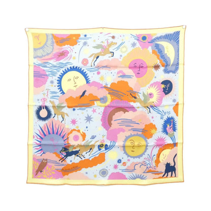 Hermes Carre Scarf Blue