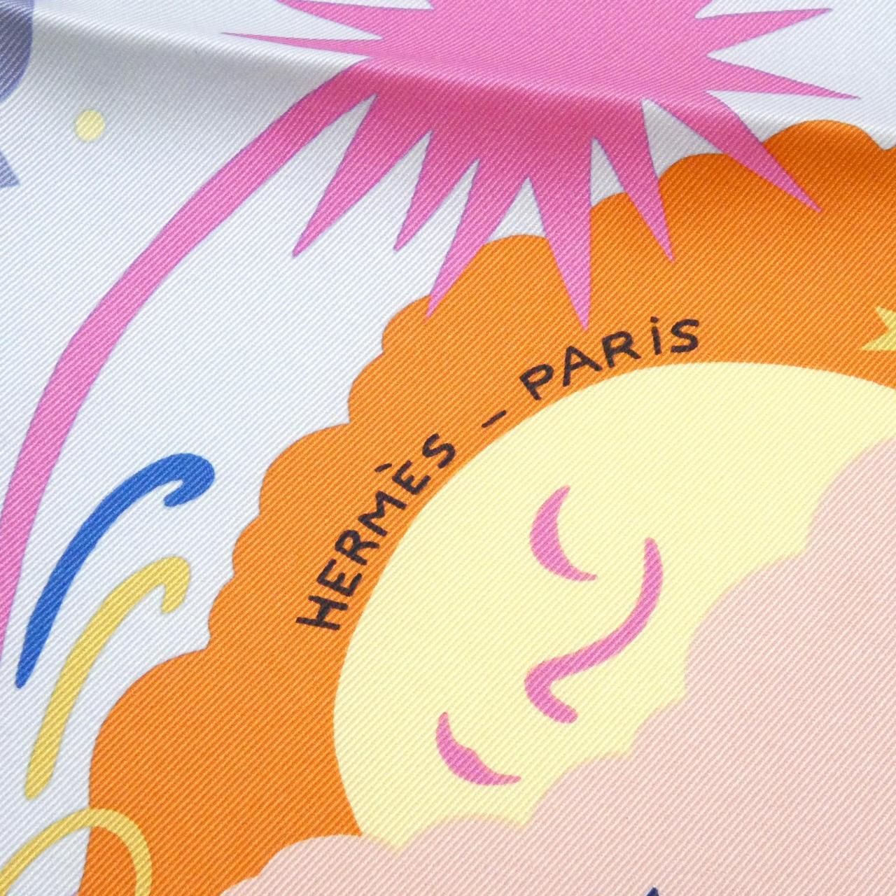 Hermes Carre Scarf Blue — view 2