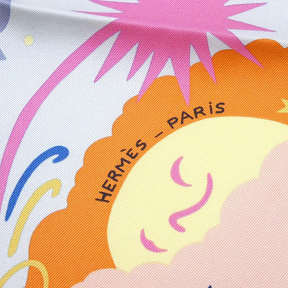 Hermes Carre Scarf Blue — view 2