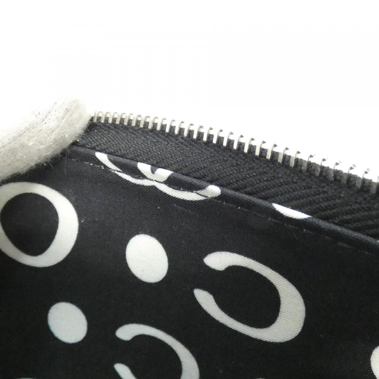 Chanel Card Case Card Holders Black — view 9