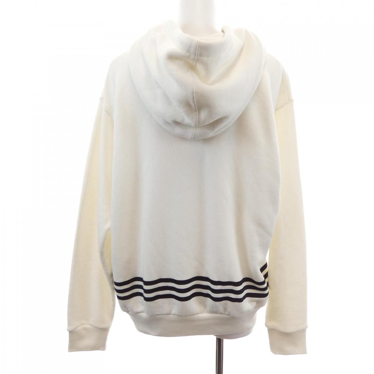 Gucci Adidas Hoodie White — view 2