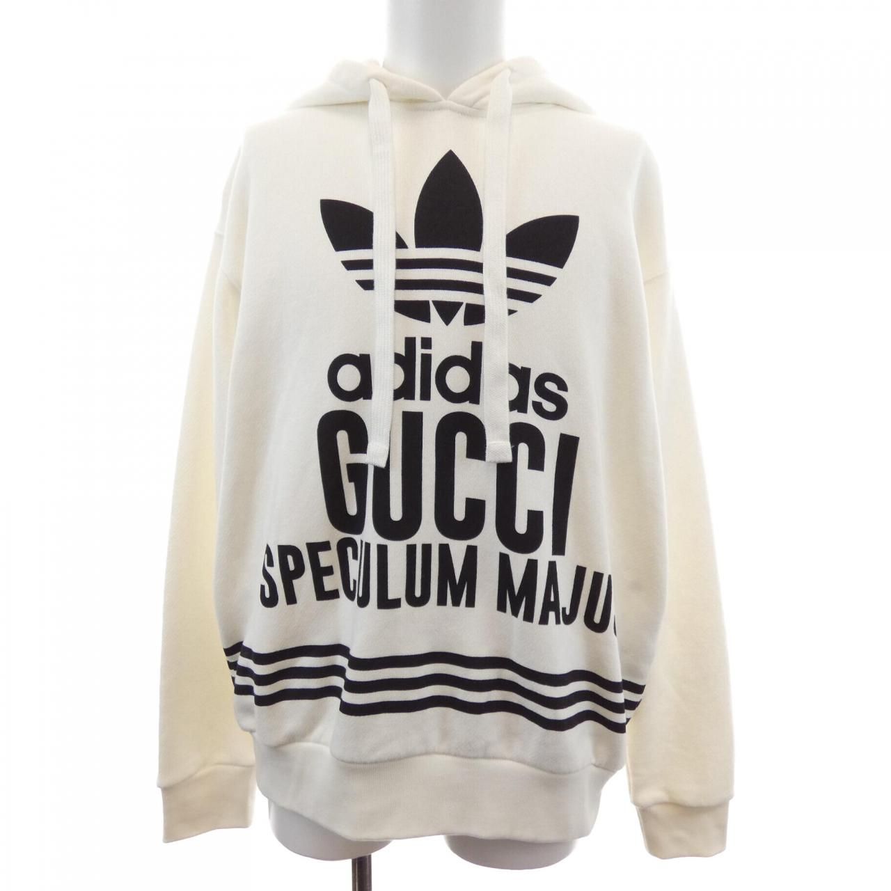 Gucci Adidas Hoodie White