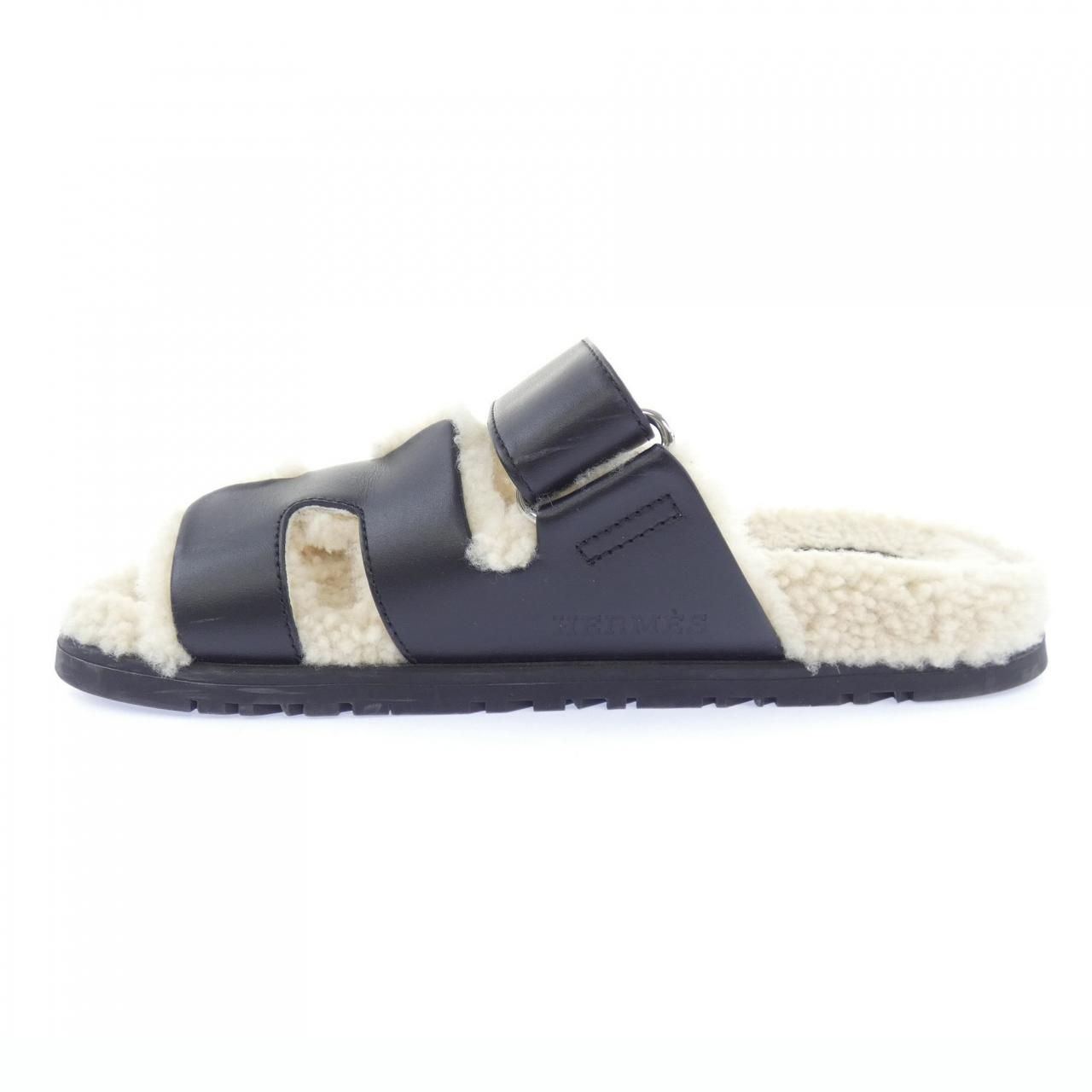 Hermes Chypre Sandals Black — view 2