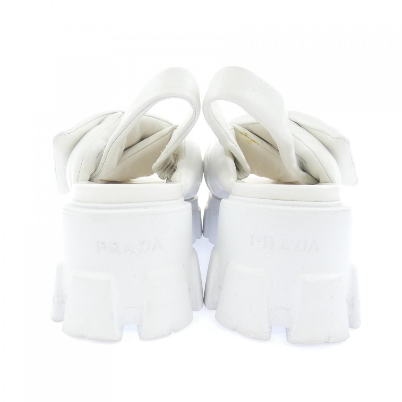 Prada Monolith Sandals Triangle Logo — view 5