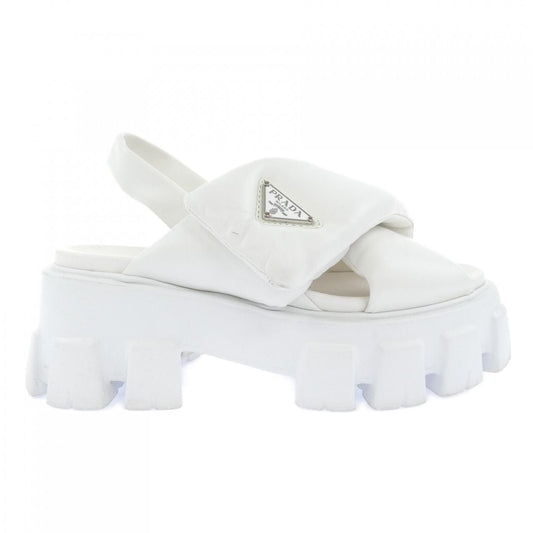 Prada Monolith Sandals Triangle Logo