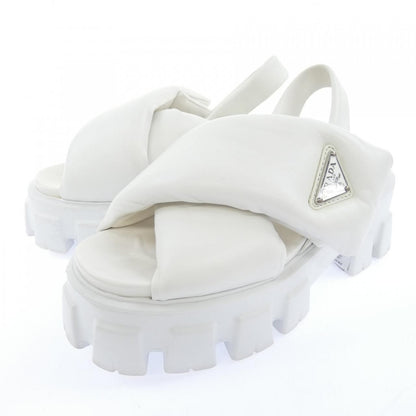 Prada Monolith Sandals Triangle Logo — view 3