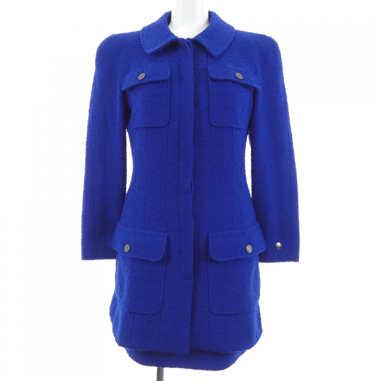 Chanel Vintage Suit Blue