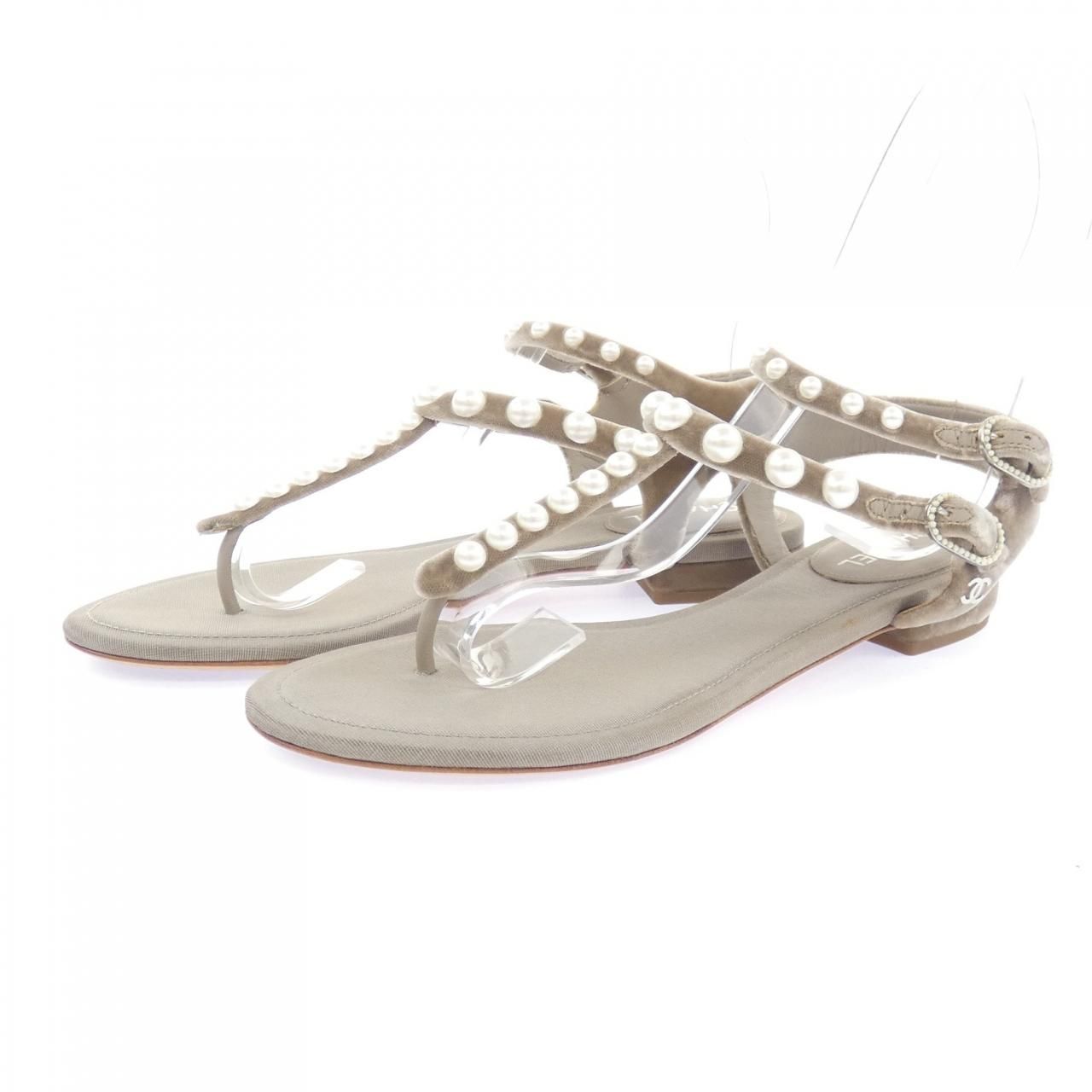 Chanel Sandals Beige — view 3