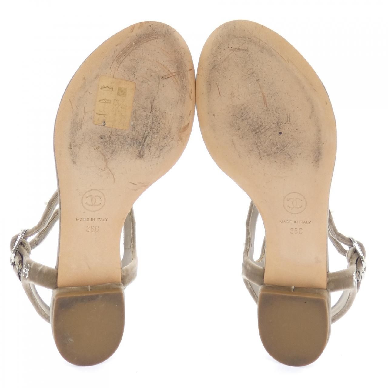 Chanel Sandals Beige — view 4