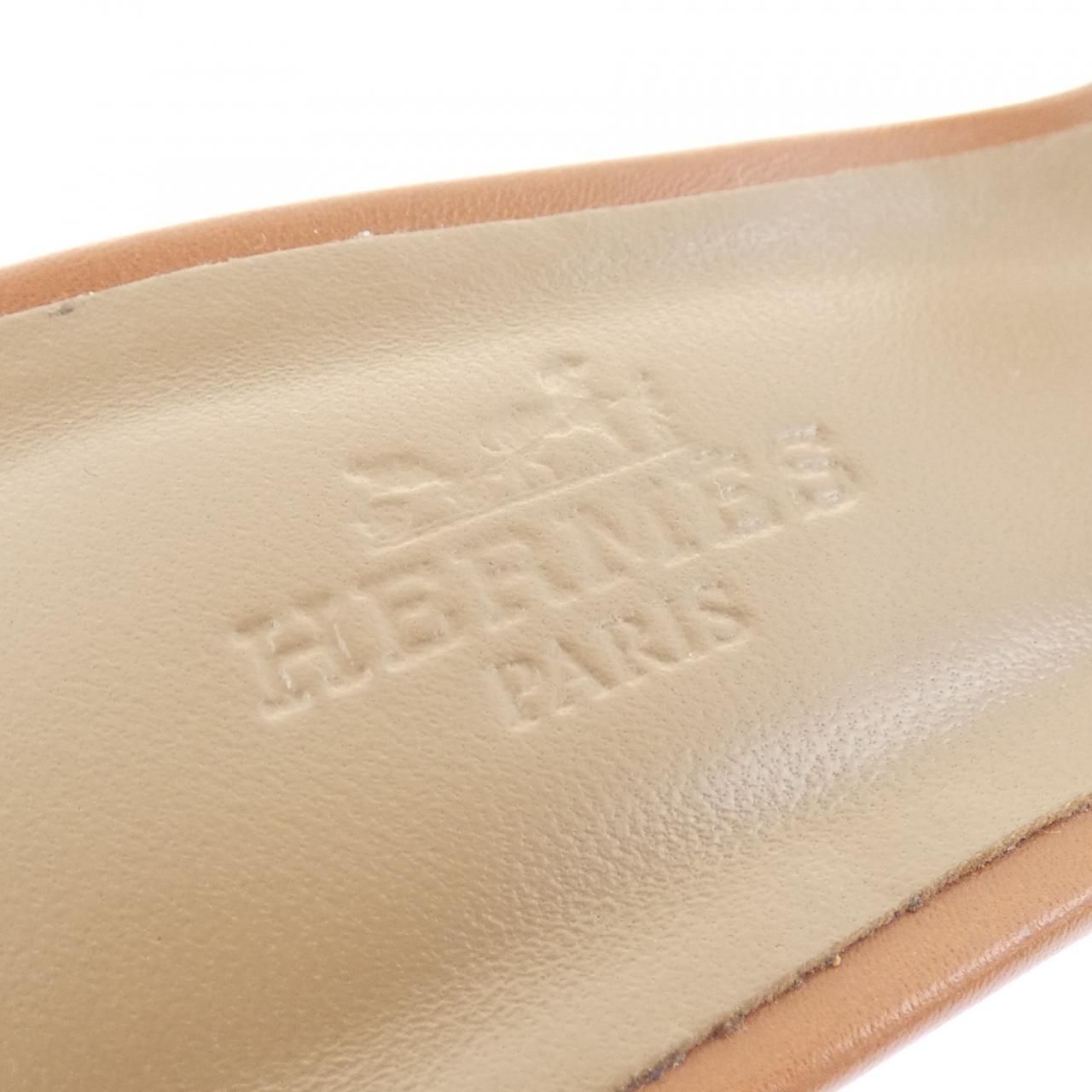 Hermes Oasis Sandals Brown — view 6