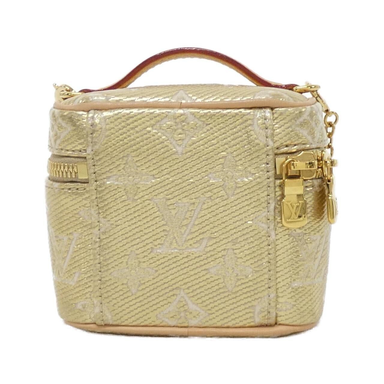 Louis Vuitton Monogram Laminated Jacquard Micro Vanity Shoulder Bag — view 2