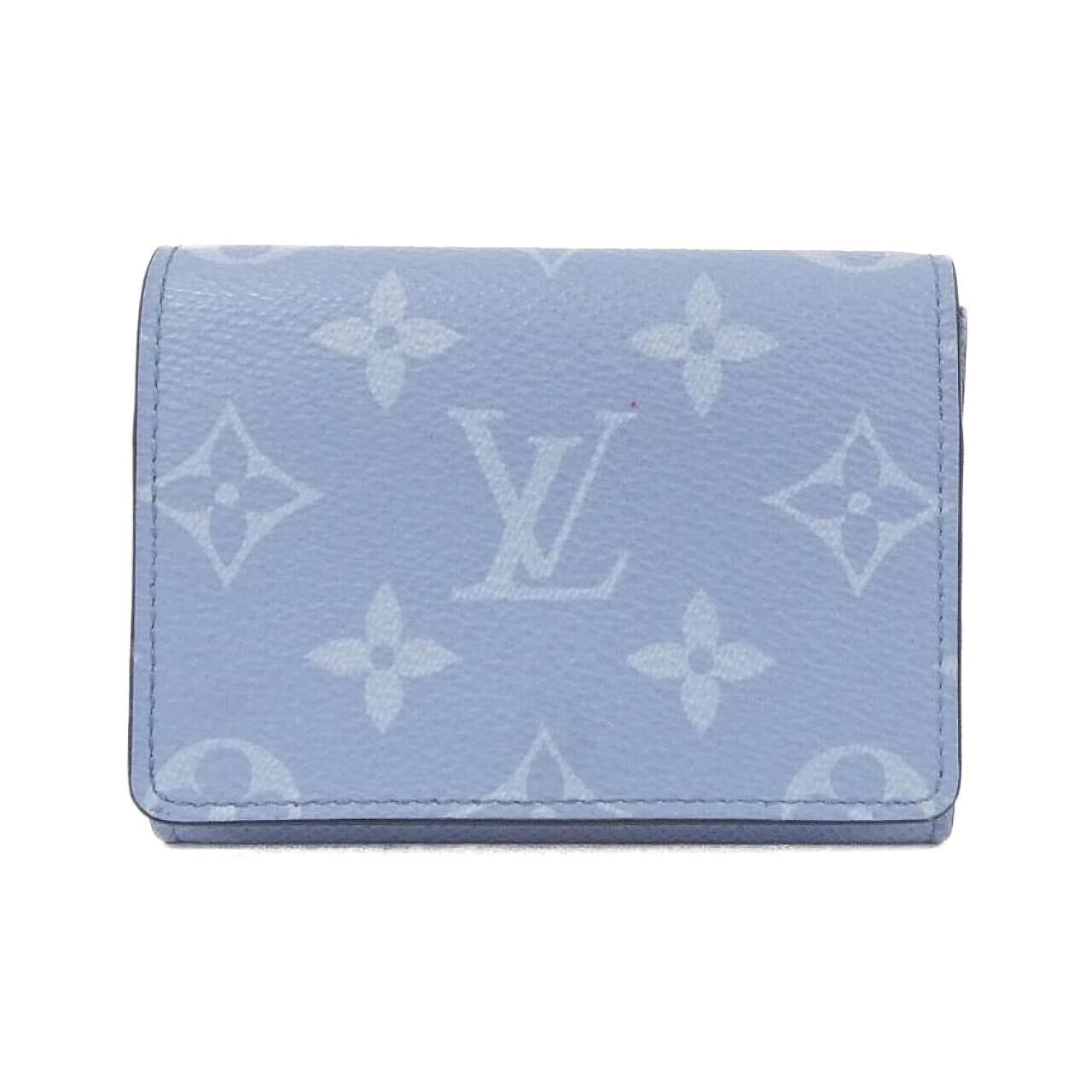 Louis Vuitton Taiga Llama Business Card Holder Case