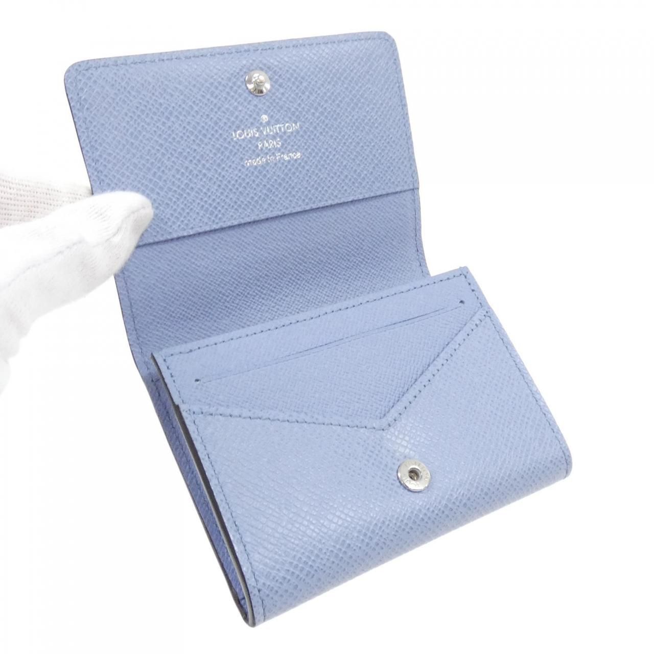 Louis Vuitton Taiga Llama Business Card Holder Case — view 5