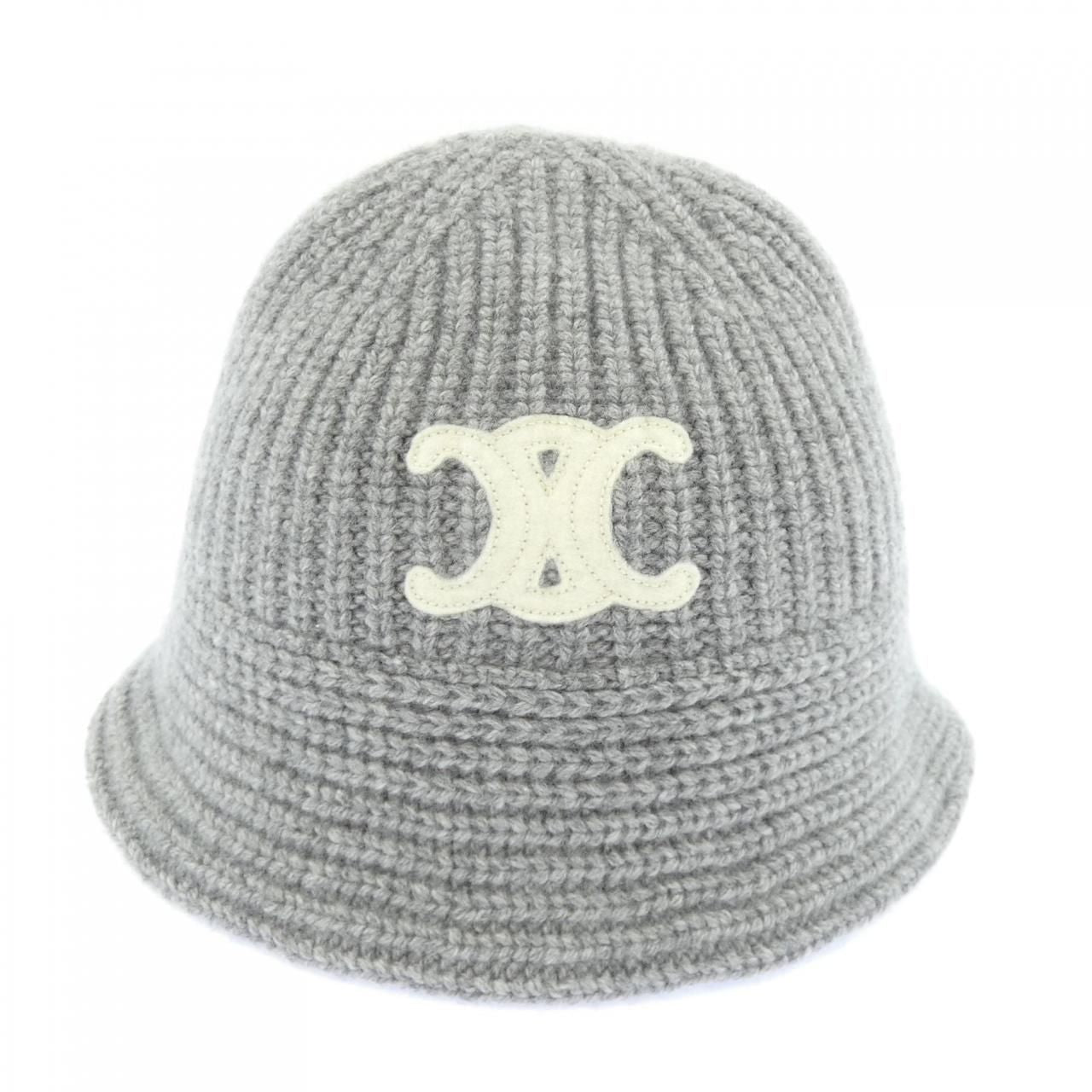 Celine Triomphe Hat Gray — view 4