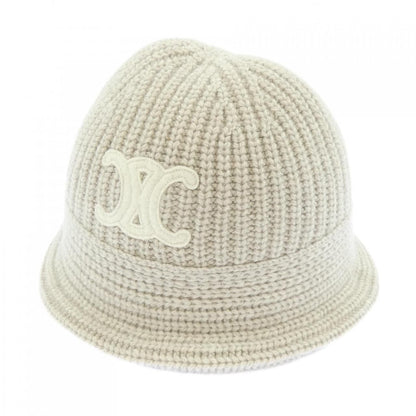 Celine Triomphe Hat Beige