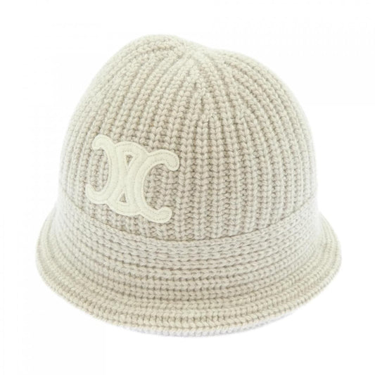 Celine Triomphe Hat Beige