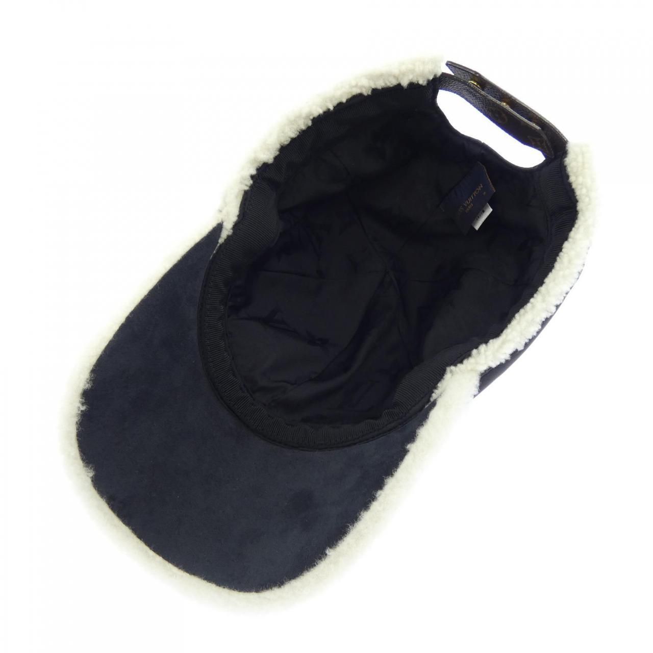Louis Vuitton Shearling Visor Cap Hat — view 5