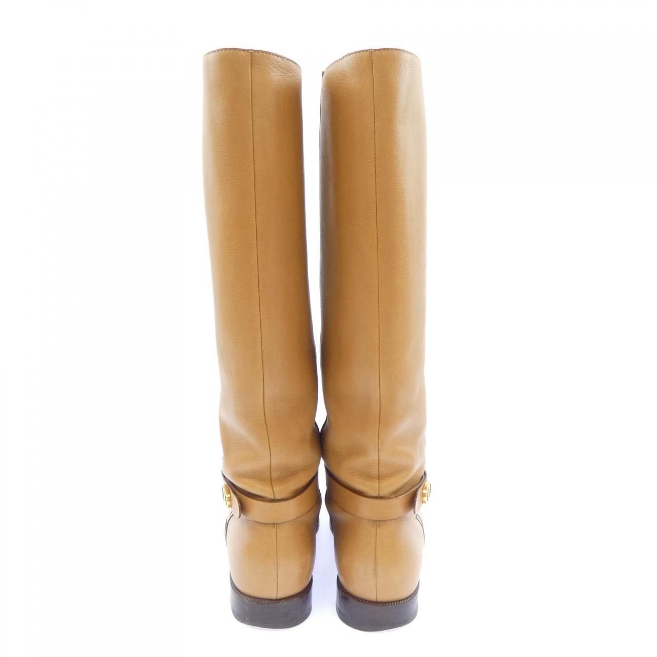Dior Long Boots Brown — view 5