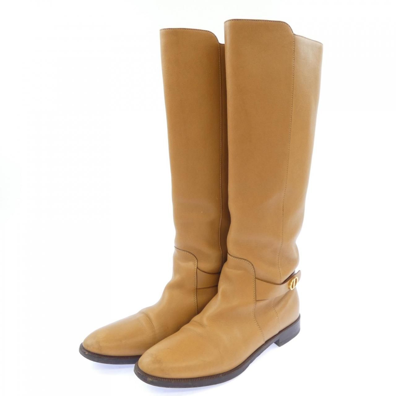 Dior Long Boots Brown — view 3