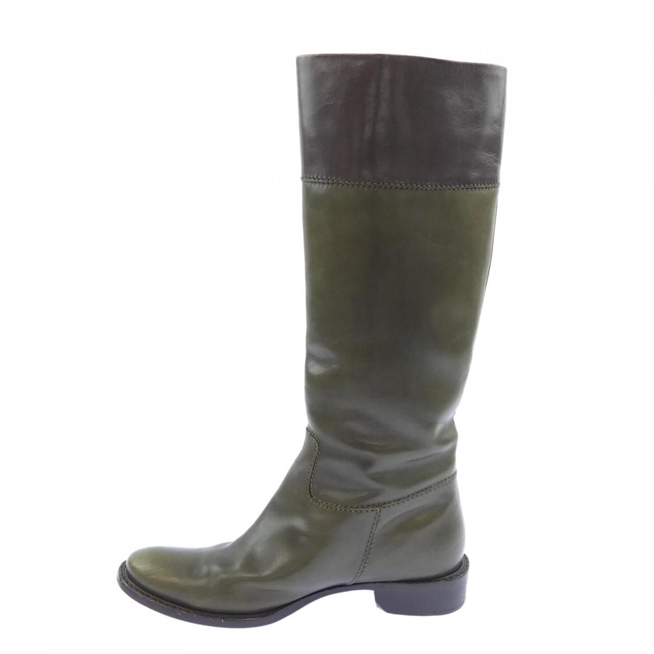 Celine Long Boots Green — view 2