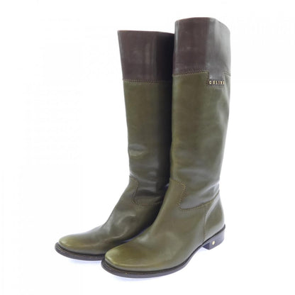 Celine Long Boots Green — view 3