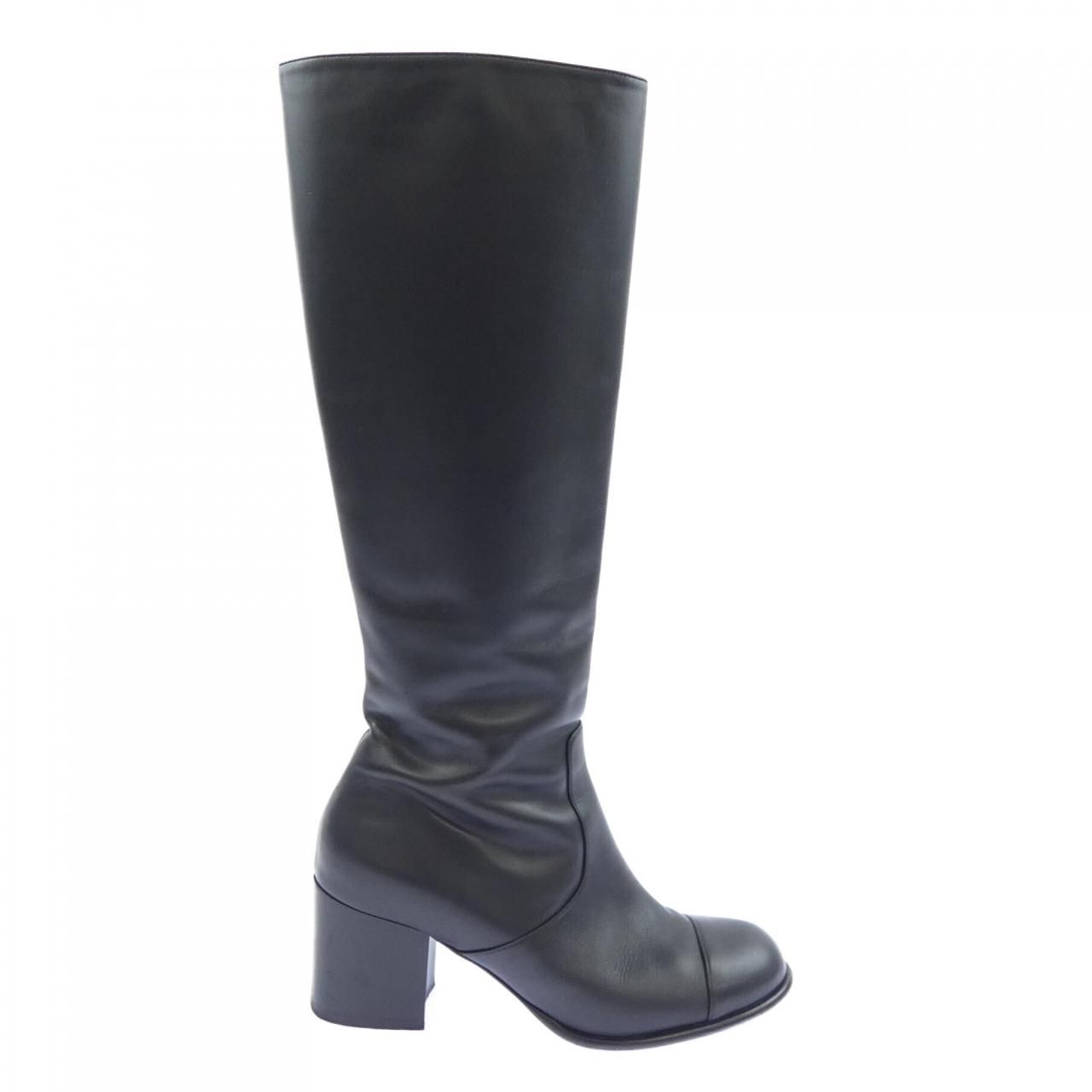 Chanel Long Boots Black