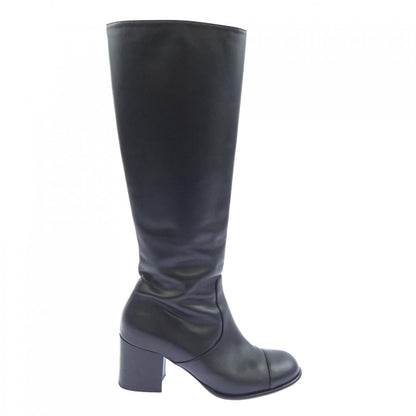 Chanel Long Boots Black