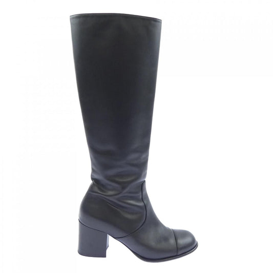 Chanel Long Boots Black