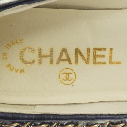 Chanel Flat Shoes Sneakers Beige — view 6