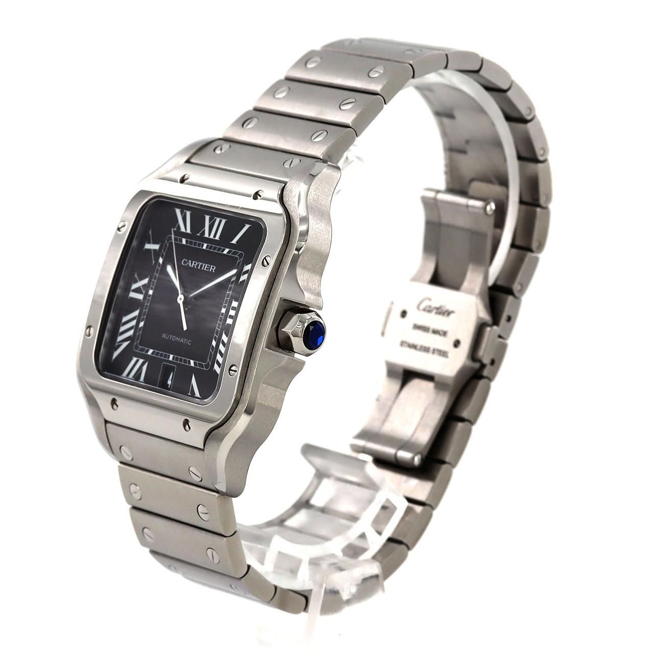 Cartier Santos Cartier LM SS Automatic Watch — view 2