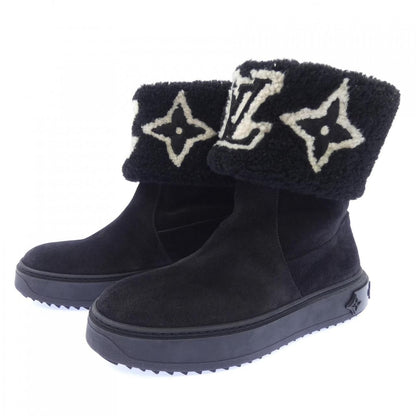 Louis Vuitton Logo Suede Snowdrop Line Boots — view 3