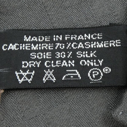 Hermes Stole Scarf Gray — view 3
