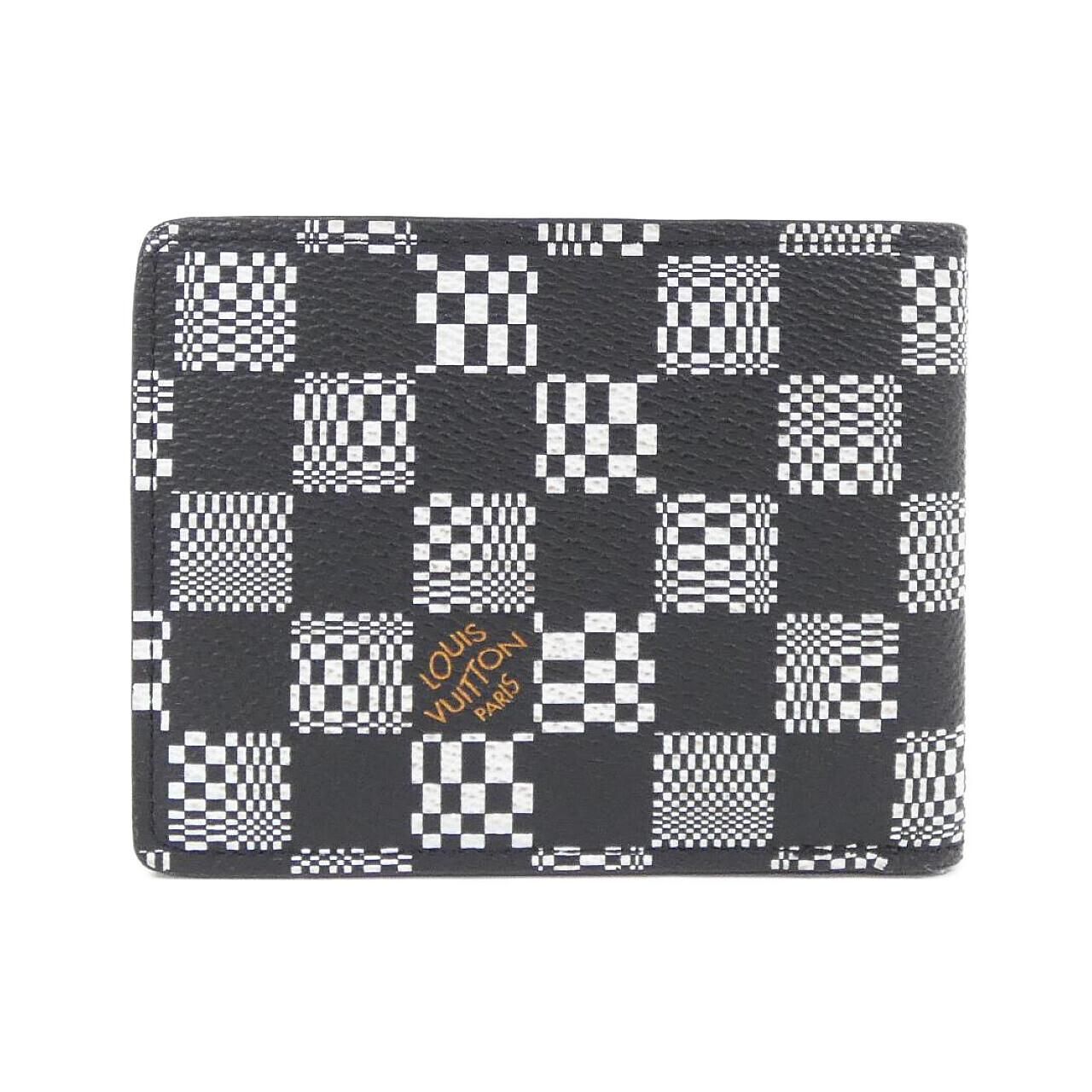 Louis Vuitton Damier Dist Ted Portefeuille Multiple Billfold Wallet — view 2