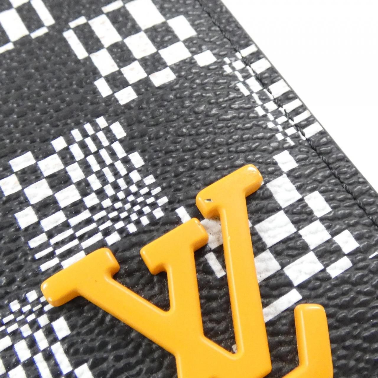 Louis Vuitton Damier Dist Ted Portefeuille Multiple Billfold Wallet — view 4