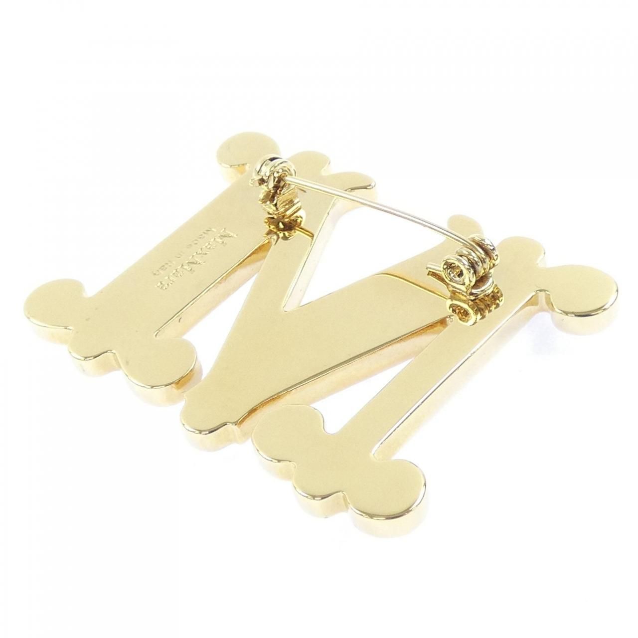 Max Mara M Brooch Gold — view 2