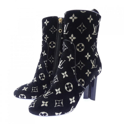 Louis Vuitton Monogram Velvet Silhouette Line Boots — view 3