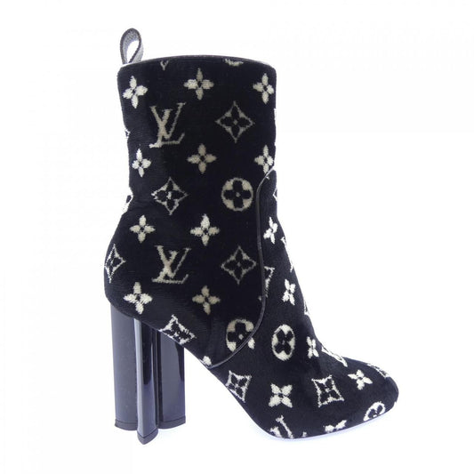 Louis Vuitton Monogram Velvet Silhouette Line Boots