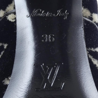 Louis Vuitton Monogram Velvet Silhouette Line Boots — view 6