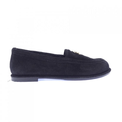 Chanel Moccasins Shoes Loafers Black