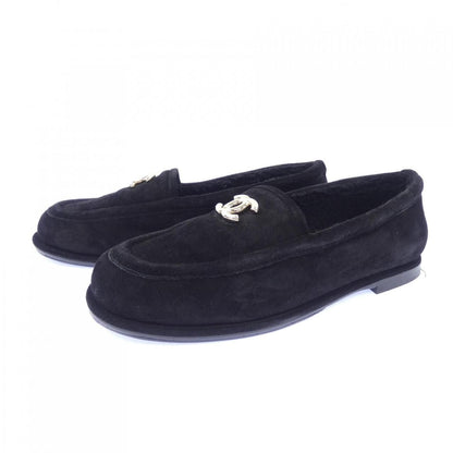 Chanel Moccasins Shoes Loafers Black — view 3