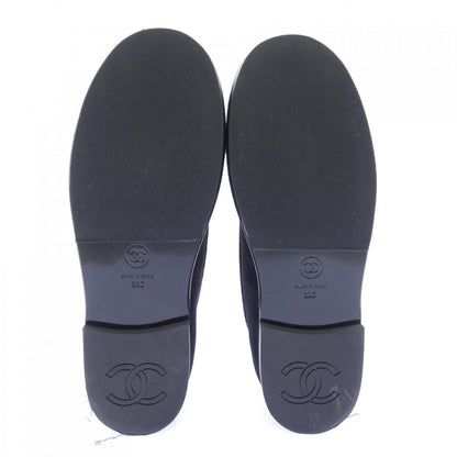 Chanel Moccasins Shoes Loafers Black — view 4