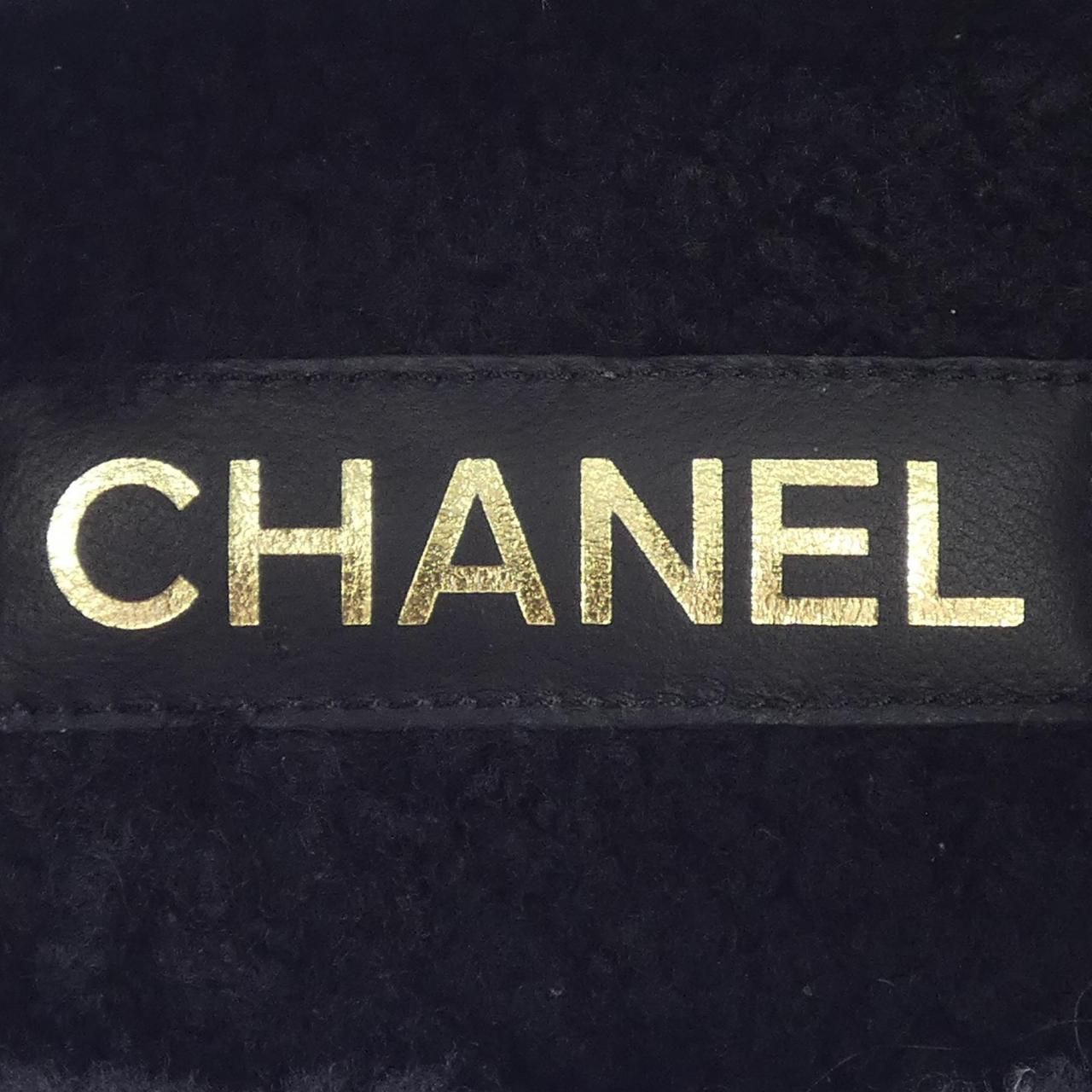 Chanel Moccasins Shoes Loafers Black — view 6