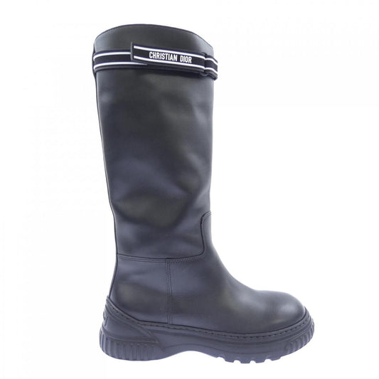 Dior Rubber Velcro Strap D-racer Long Boots