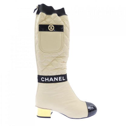 Chanel High Boots Beige