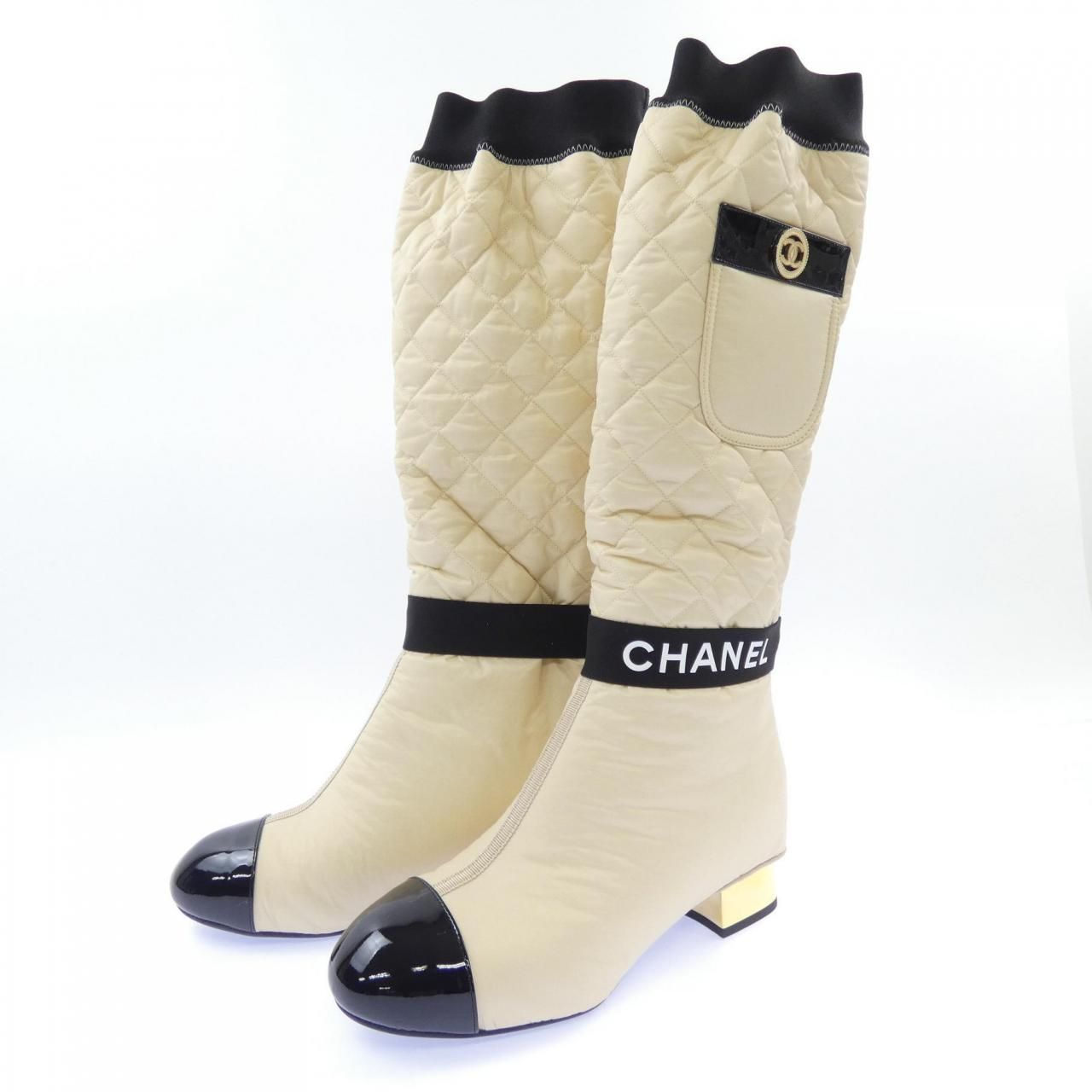 Chanel High Boots Beige — view 3