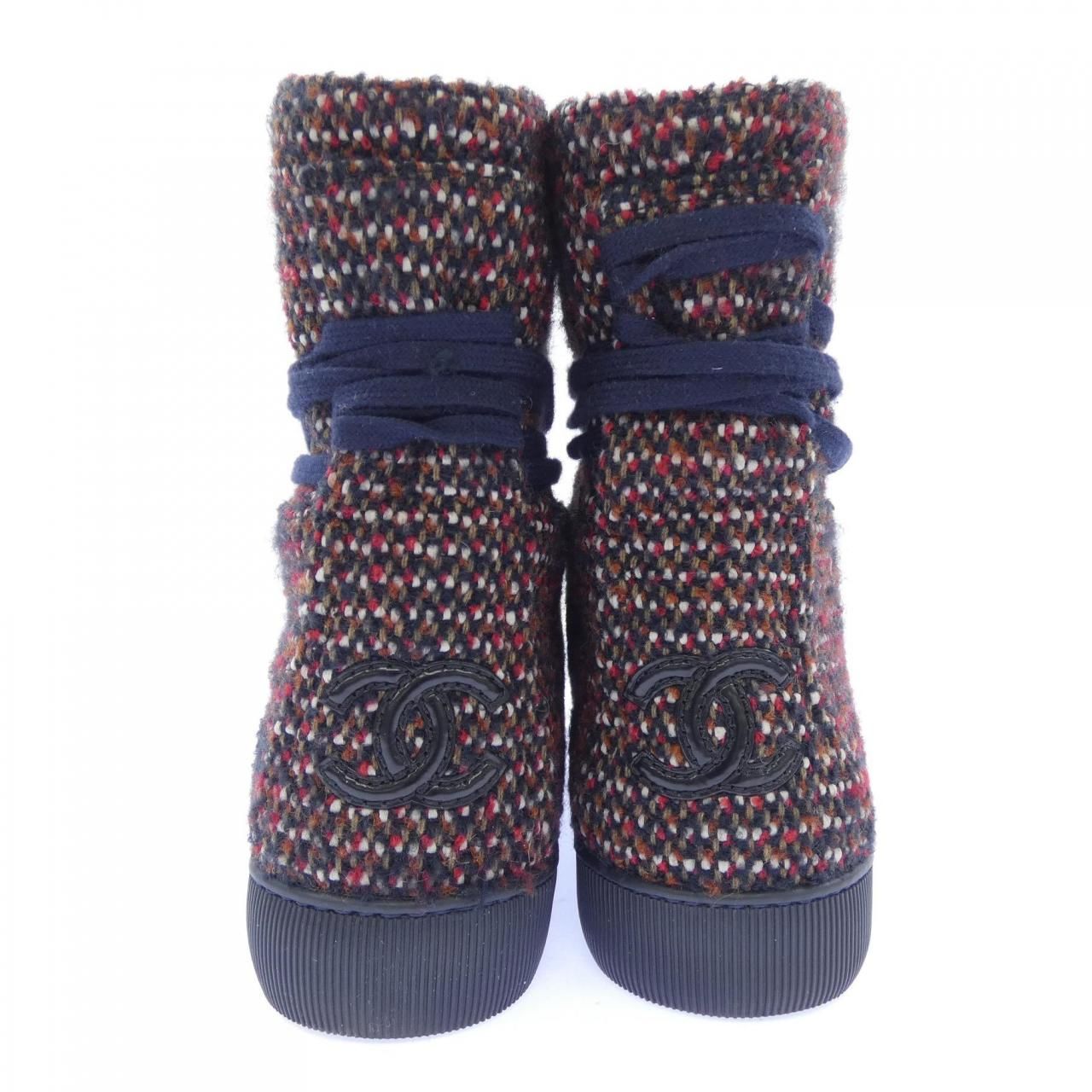 Chanel Boots Navy — view 5