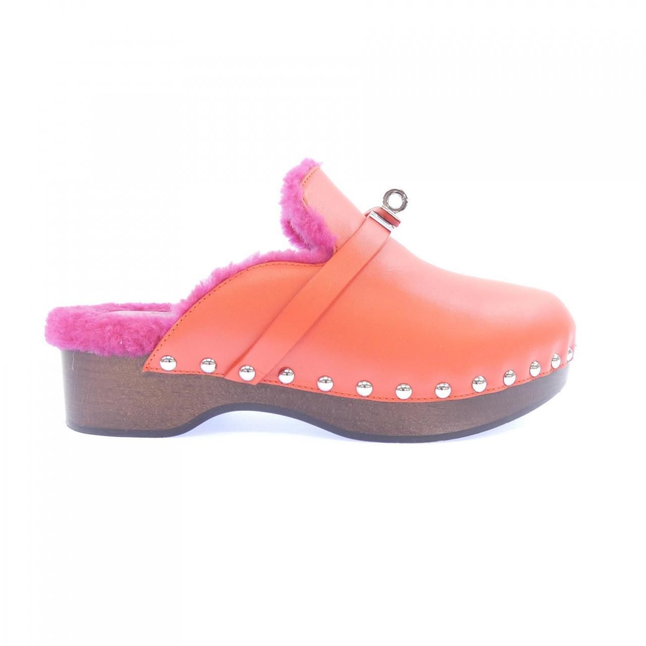Hermes Carlotta Kelly Buckle Shoes